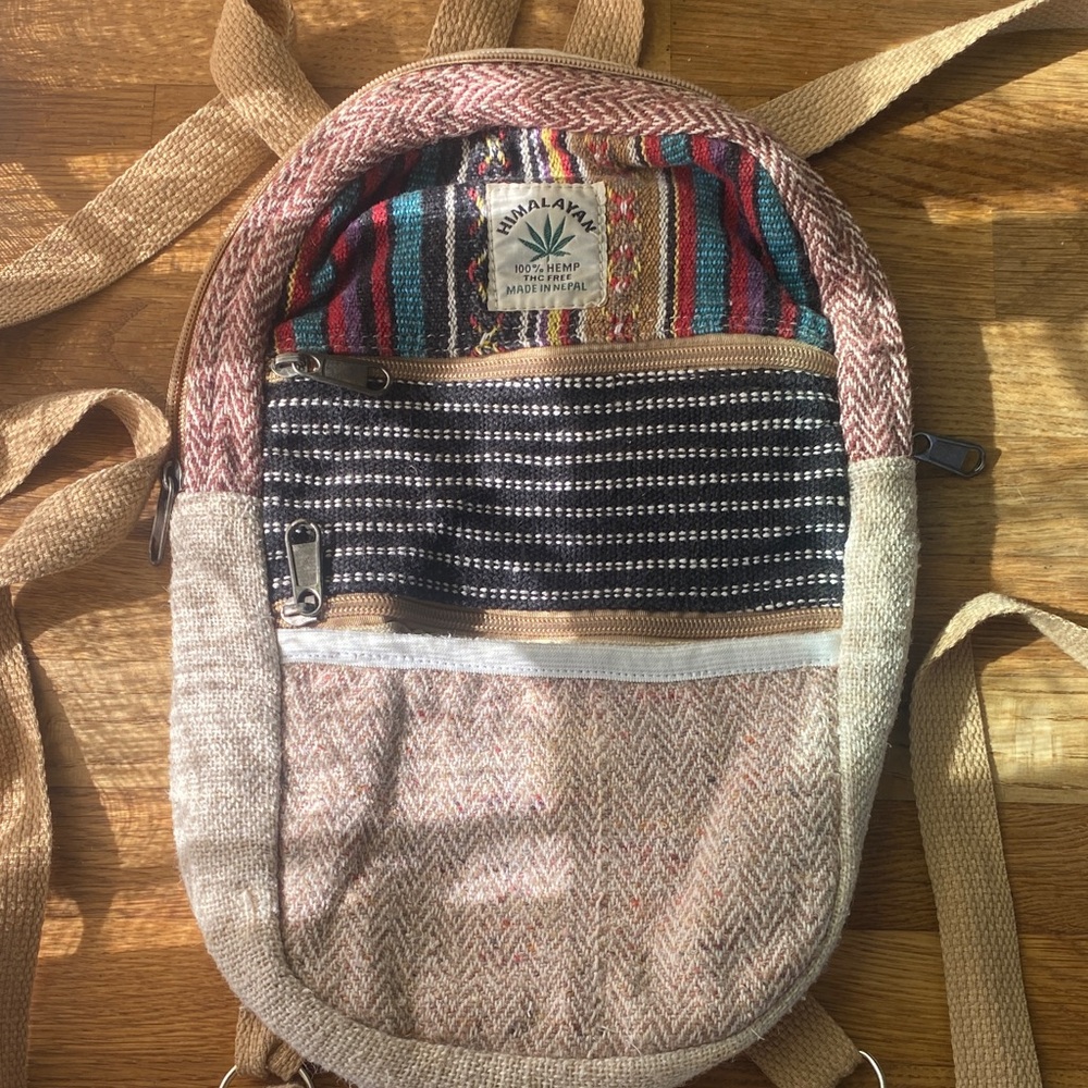 HIMALAYAN Multi-Color Hemp  Backpack